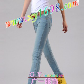 裤子批发秋季服装批发秋季女装裤子批发秋季新款女装牛仔裤批发