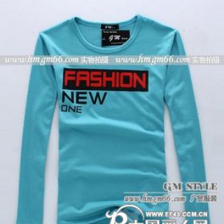 纯棉空白t恤批发男士长袖t恤批发t恤衫批发价格长袖女装T恤批