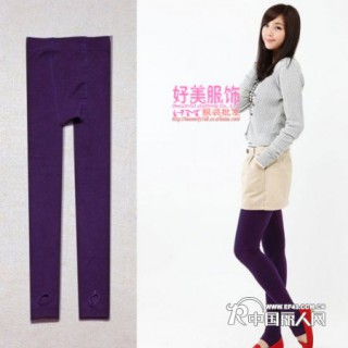 纯色打底裤批发拉绒打底裤批发