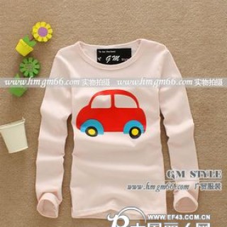 印花童装长袖批发卡通童装批发外贸童装批发网中小童秋装批发