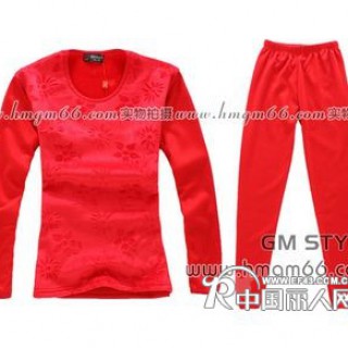 厂家保暖内衣批发女装保暖内衣套装批发便宜女款无缝保暖内衣套装