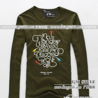 广东长袖男装T恤批发男装长袖T恤批发休闲男装T恤批发全棉男装