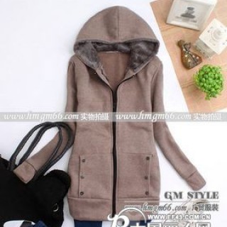 时尚女装拉链外套批发韩版女装卫衣外套批发冬装女士卫衣外套批发