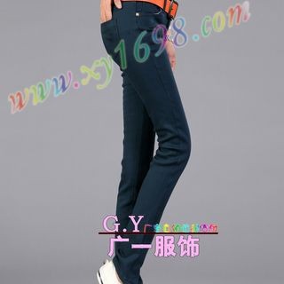 广州冬季加绒的牛仔裤批发广州冬季加绒女装牛仔裤批发厂家