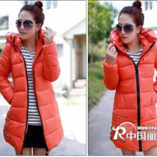 邯郸冬季韩版女装棉服批发邯郸冬季时尚女装长款羽绒棉服批发