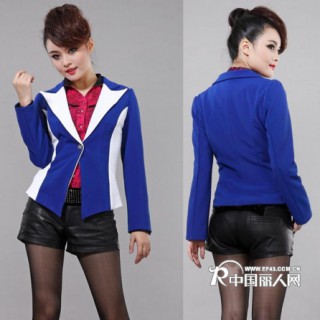 最早2013服饰依潮女装外套批发韩版小西装批发