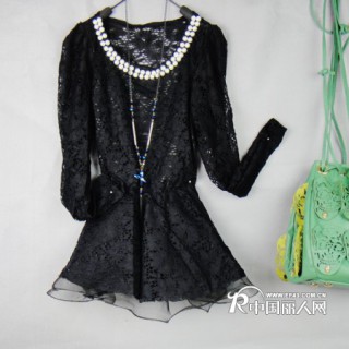 流行风潮供应2013春季服装批发女式紧身显瘦T恤批发