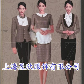 上海订做酒店服务员制服上海酒店制服订做