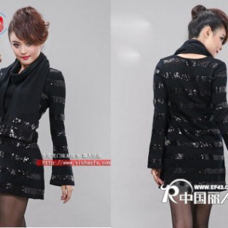 春装新款推荐依潮时尚毛衣批发毛衣外套厂家直销