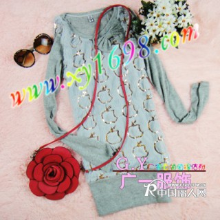 2013年春季女装批发 春装时尚毛衣批发 简约打底衫批发