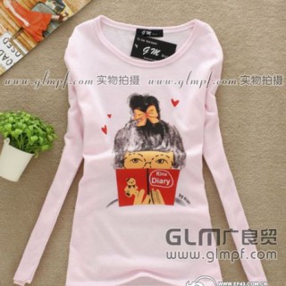 圆领新款T恤批发七浦路韩版女装T恤批发四季青男装T恤批发沈阳