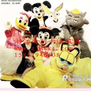 供应上海卡通服装 天津卡通服饰 卡通道具服装 加菲猫