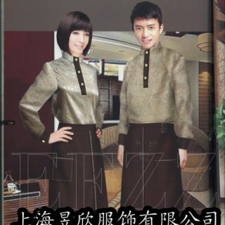 订做工作服定制酒店服装 上海定做餐饮服务员工作服