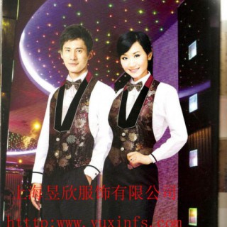 订制酒店制服 酒店制服订做 上海定制酒店制服 西餐厅服务员制