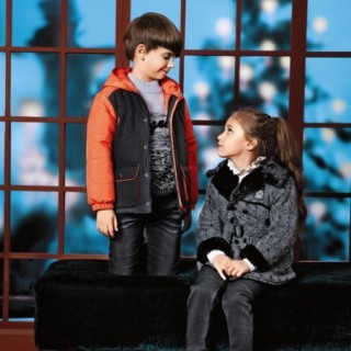 花灰色服装怎么搭配 童装流行什么款式