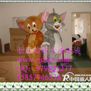供应温州卡通服装 广州卡通服饰 汤姆猫和吉利鼠