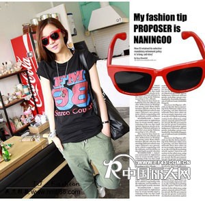 韩版李孝利韩版T恤批发摆夜市T恤卡通字母T恤批发紧身T恤批发