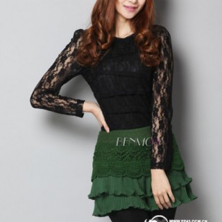 夏季短裙批发时尚潮流女装碎花雪纺迷你短裙批发韩版T恤批发沙河