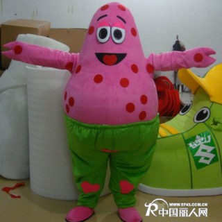 卡通行走人偶公仔衣服，道具服装，胖大星人偶服饰