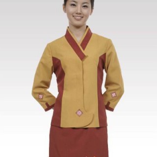 上海酒店服务员服装订做 酒店服务员服装定制