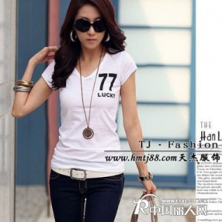 女装短袖T恤批发夏天衣服批发服装摆摊货源批发韩版情侣装批发工