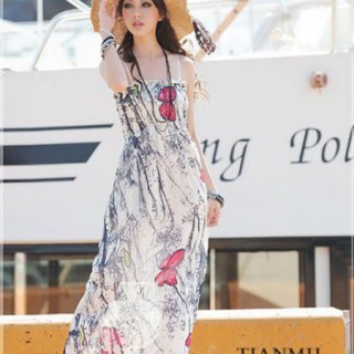 2013波西米亚长裙批发英伦民族风格厂家连衣裙批发夏装批发