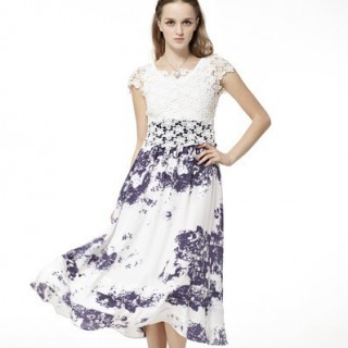 绚丽色彩、衣香魅影 缘尚儿演绎优雅复古风