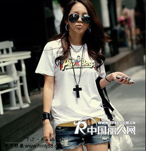 哪里有纯棉拉架弹力棉T恤批发弹性棉女装短袖T恤批发全棉韩版长