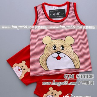 童装套装批发儿童纯棉夏季套装批发儿童短裤批发童装夏装短裤批发