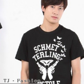 便宜男装T恤货源批发夏季男士短袖T恤批发时尚男装运动短袖T恤