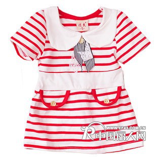 哪里有便宜的童装连衣裙批发十三行童装t恤连衣裙沙河低价连衣裙