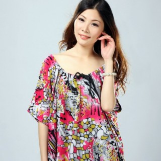 低价淑女大版连衣裙批发波比袖少妇连衣裙批发便宜厂家直销