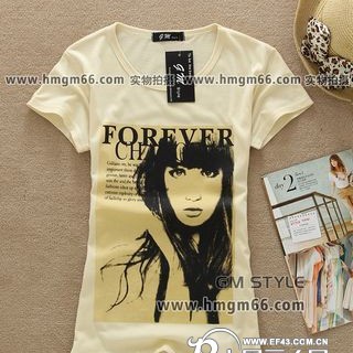 纯色T恤批发纯色女装背心批发纯色夏季短袖批发手摇花T恤批发