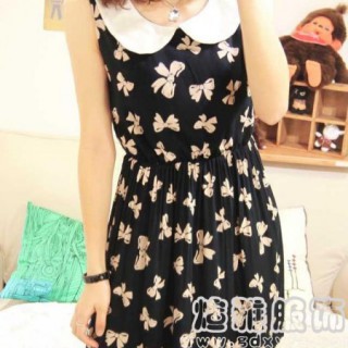 上海最低价韩版连衣裙批发厂家直销一手货源批发