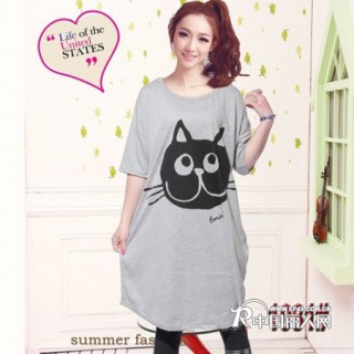 淘宝网女装春装t恤批发韩版印花纯棉长袖T恤批发女装便宜T恤批