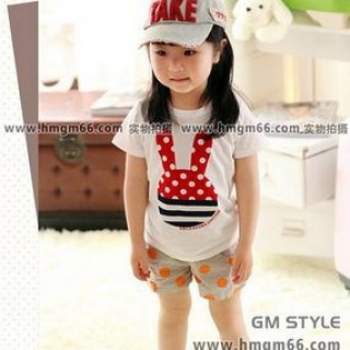 童装小衫货源批发童装汗衫批发儿童短袖T恤批发夏季纯棉童装裤子