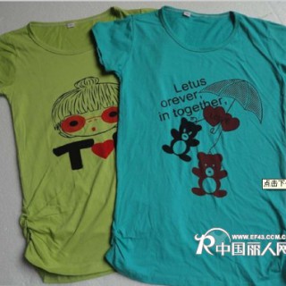 库存最便宜女士T恤批发哪里有厂家的库存短袖T恤女装印花低价T