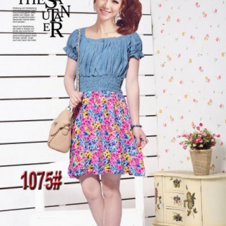 湖南株洲时尚迷你短裙批发义乌尾货市场清仓短裙雪纺连衣裙