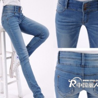 牛仔裤厂家低价大量批发韩版铅笔牛仔裤低价大量批发保证质量