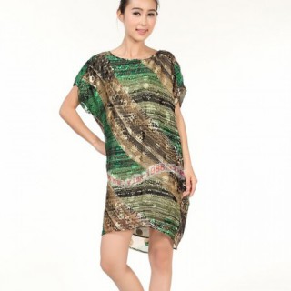 折扣女装女装折扣品牌女装梦玫大版夏装批发斯玫品牌折扣女装