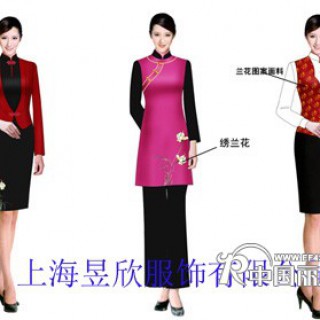 上海定做酒店服务工作服订做酒店工作服 定制酒店服装