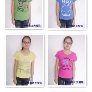 常年供应4元短袖T恤服装批发13651454994