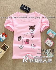 新款夏季时尚童装小衫货源批发童装汗衫批发儿童短袖T恤批发夏