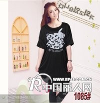 一手货源大量男女T恤批发2013年时尚V领T恤批发