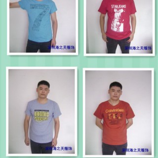 深圳厂家批发6元男式T恤可货到付款