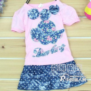 杭州四季青童装批发市场供应童装T童装连衣裙童装牛仔裤批发