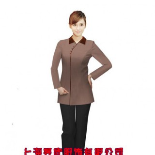 上海酒店服装订做 定做酒店服务员制服上海定做酒店服装