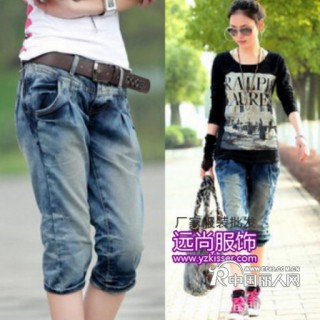 2013新款最便宜的牛仔裤批发便宜时尚的t恤批发超低价供货