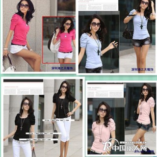 批发时尚T恤深圳品牌夏装批发