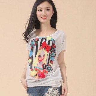 高品质印花T恤8039